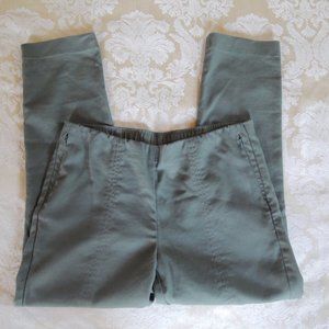 J. Jill Coriander Green Essential Cotton Stretch Ankle Pants 10P